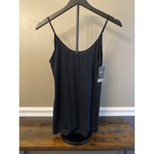 Jockey Women's Fitted Skimmies Ultralight Smoothing Cami DH3 Black Large NWT